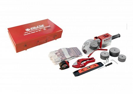 Комплект сварочного оборудования Дн20-110 004 SET Valfex 2000Вт в комплекте с насадками Ду50, Ду63 и Ду75 VF.004.75.SET