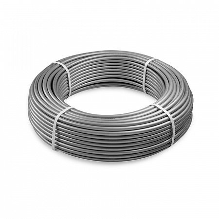 Труба PEX-EVOH серая Дн20х2,8 Ру10 бухта 200м Valfex