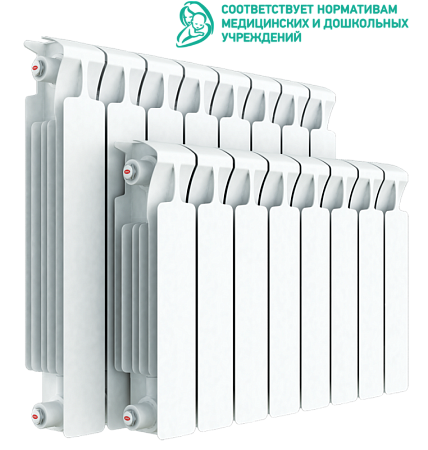 Радиатор биметаллический RIFAR MONOLIT 350 4 секции